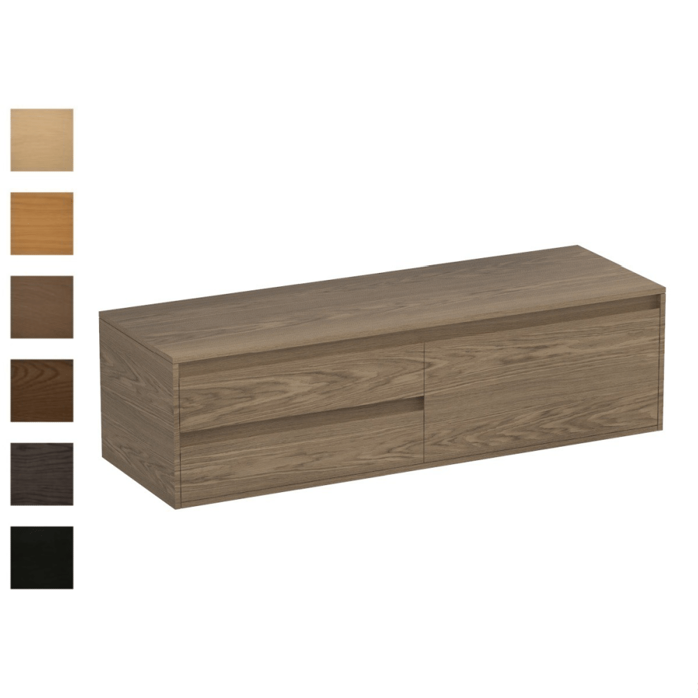 Catalano Vanity Stanza Legno 1500 3 Drawer Right Vanity