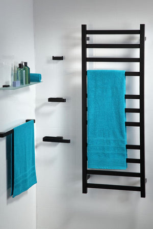Heirloom Heated Towel Rail Heirloom Studio 1 1220 Heated Towel Ladder | Black
