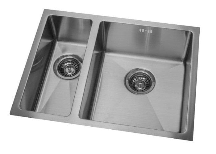 Mercer Kitchen Sinks Mercer DV Brighton Double Sink | 170 + 340mm