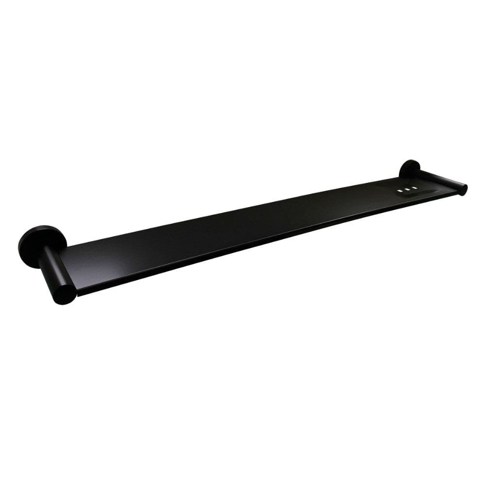 Meir Bathroom Accessories Meir Round Bathroom Shelf | Matte Black