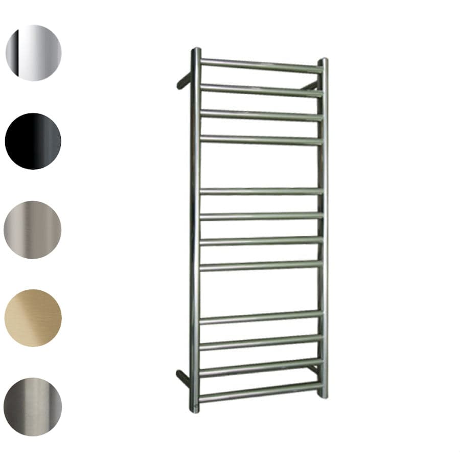 Plumbline Heated Towel Rail Tube 12 Bar Heated Towel Ladder | 1200 x 500mm