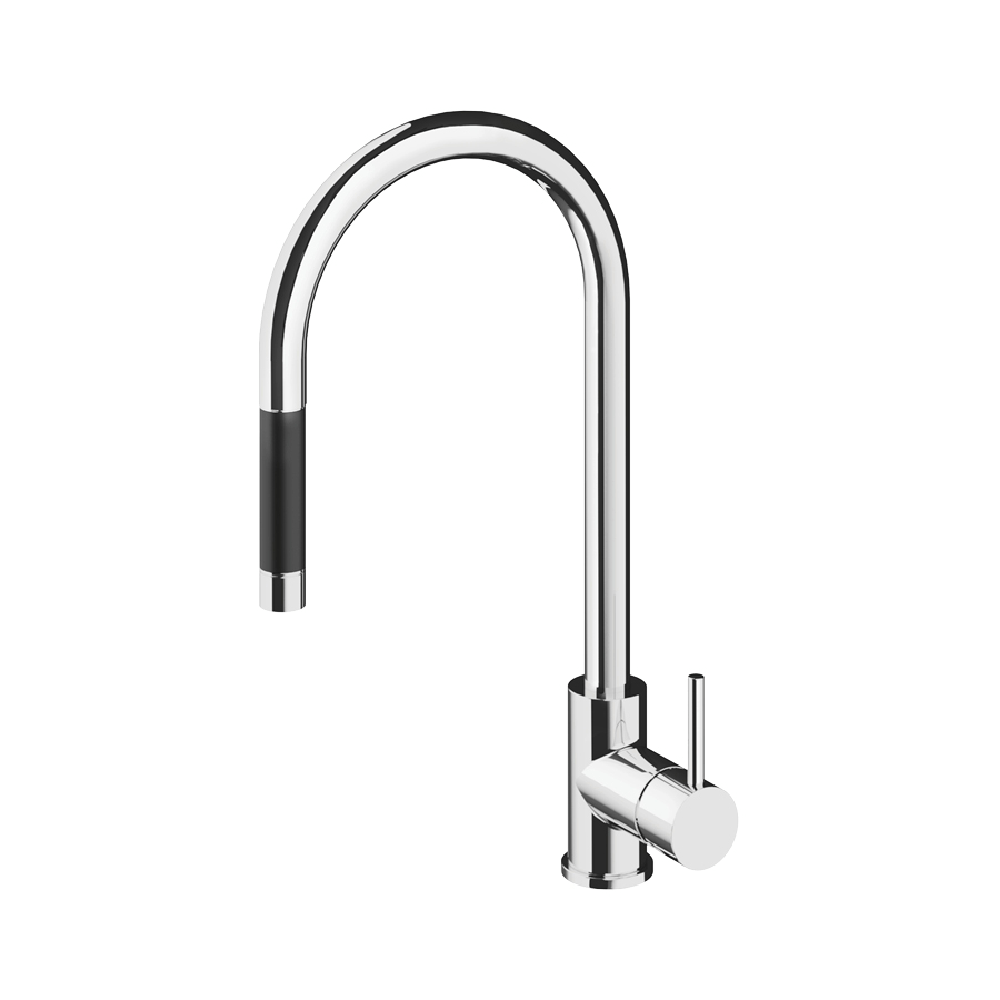 Plumbline Kitchen Tap Buddy Kitchen Mixer with Pull Out Spout | Chrome