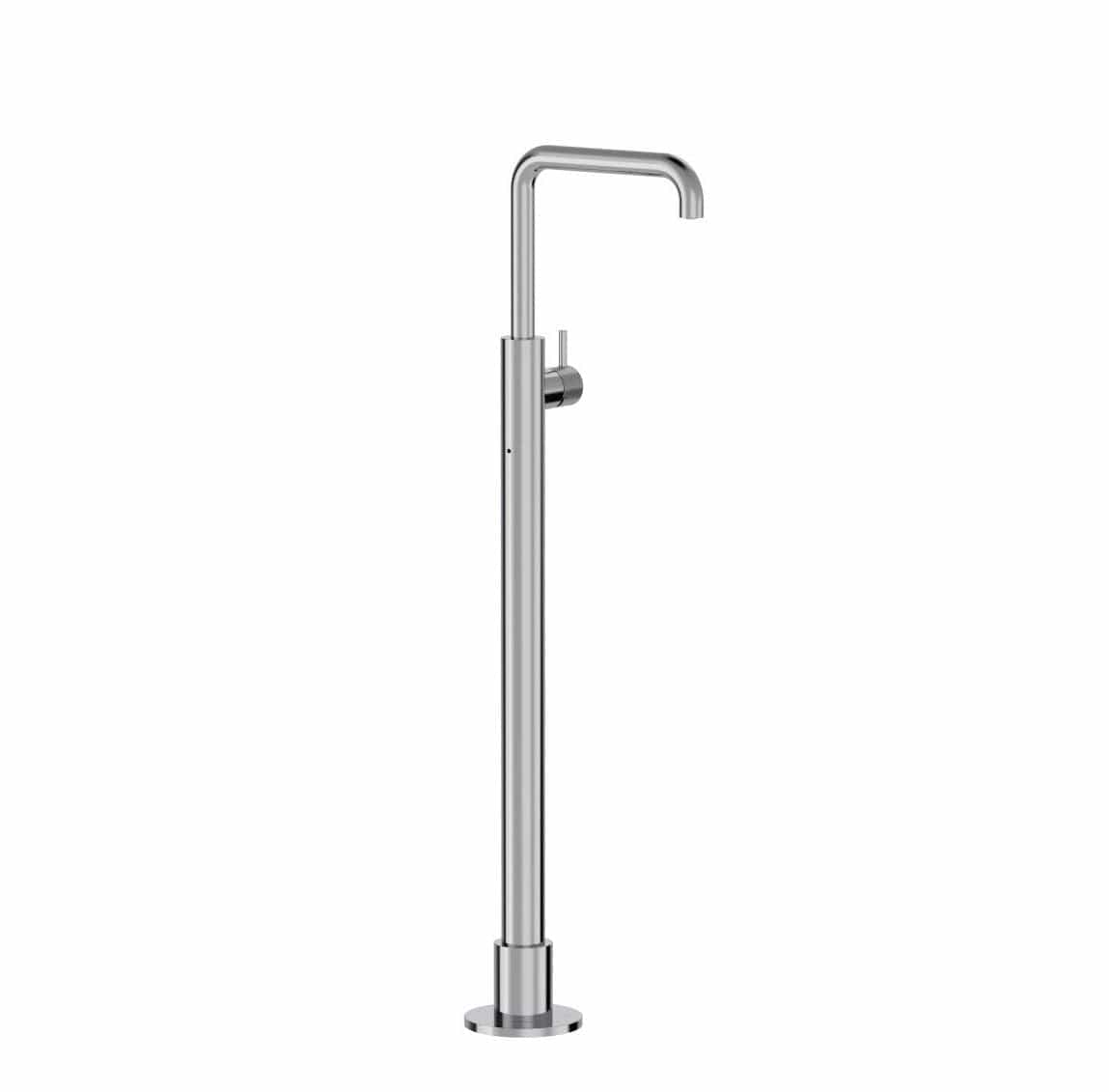 Plumbline Freestanding Bath Fillers Buddy X Square Floor Mount Bath Filler