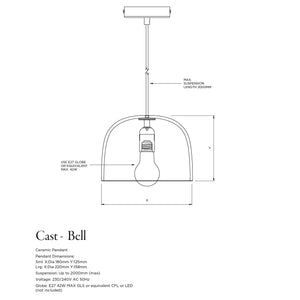 Robert Gordon Lights Robert Gordon Small Bell Light | Stone