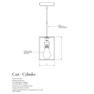 Robert Gordon Lights Robert Gordon Large Cylinder Light | Poppyseed