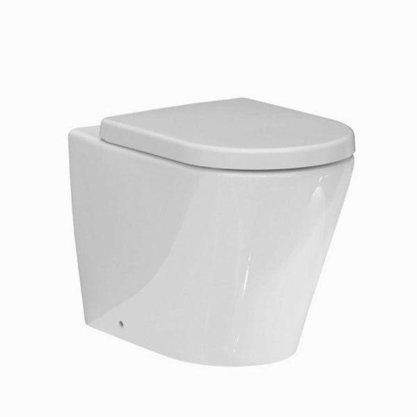 Evo Floor Mount Toilet with Thick Seat The Kitchen Hub