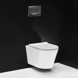 Plumbline Toilet Evo 54 Wall Hung Toilet with Slim Seat