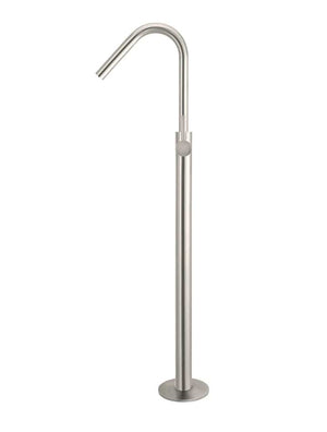 Meir Freestanding Bath Fillers Meir Round Freestanding Bath Spout & Hand Shower | Brushed Nickel