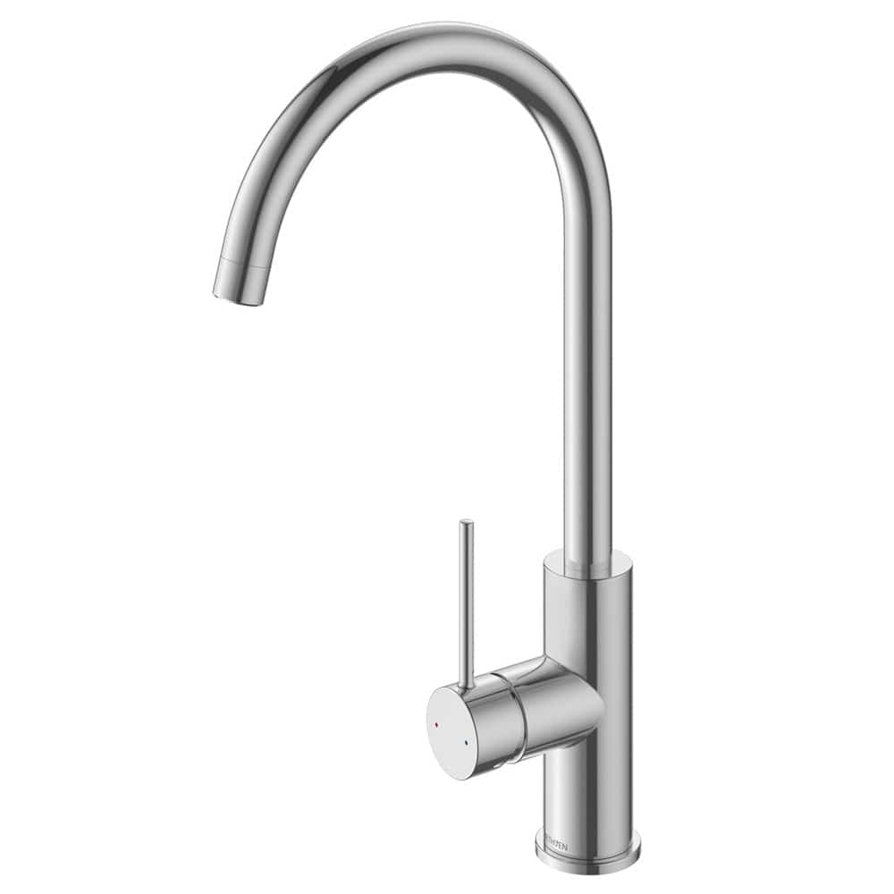 Methven Kitchen Tap Methven Minimalist MK2 Gooseneck Sink Mixer | Chrome