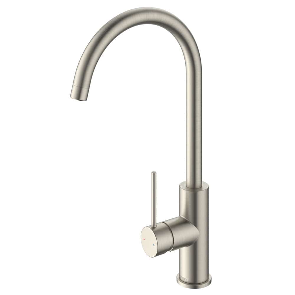 Methven Kitchen Tap Methven Minimalist MK2 Gooseneck Sink Mixer | Brushed Nickel