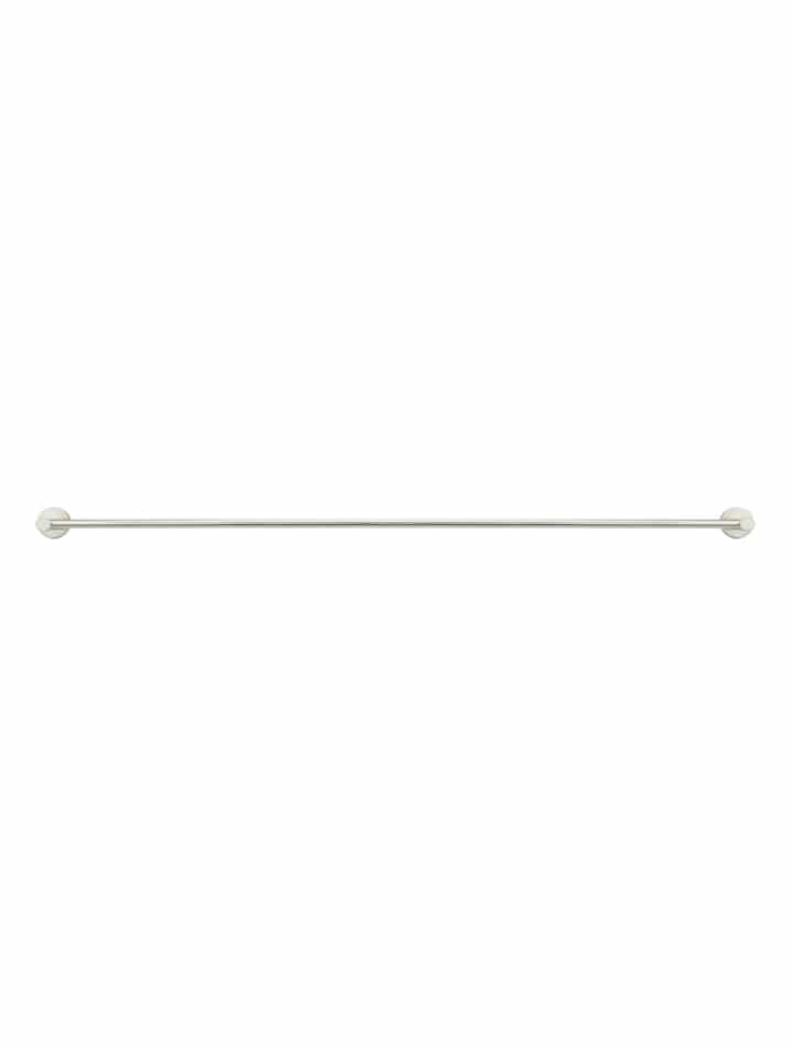 Meir Bathroom Accessories Meir Round Single Towel Rail 900mm | Brushed Nickel