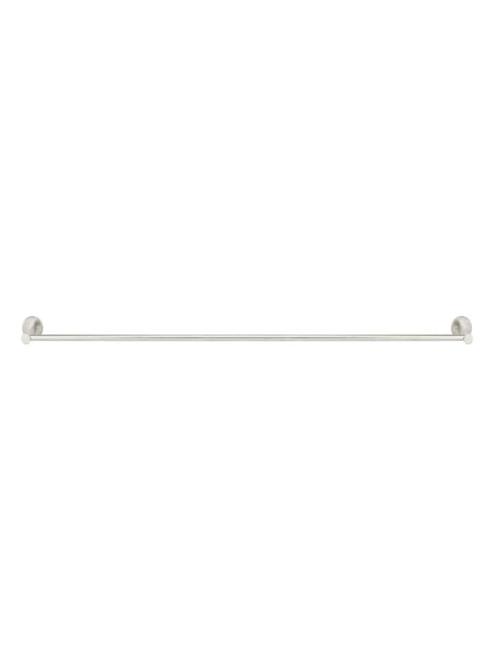 Meir Bathroom Accessories Meir Round Single Towel Rail 900mm | Brushed Nickel