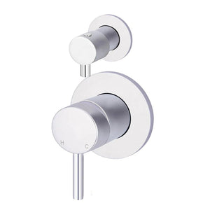 Meir Wall Mixers Meir Round Diverter Mixer | Chrome