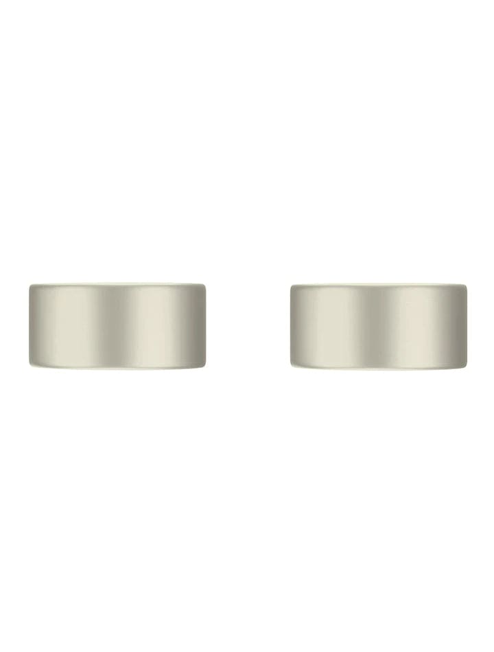 Meir Bathroom tapware Meir Circular Wall Taps | Brushed Nickel