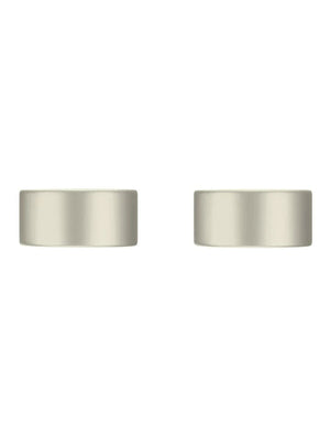 Meir Bathroom tapware Meir Circular Wall Taps | Brushed Nickel