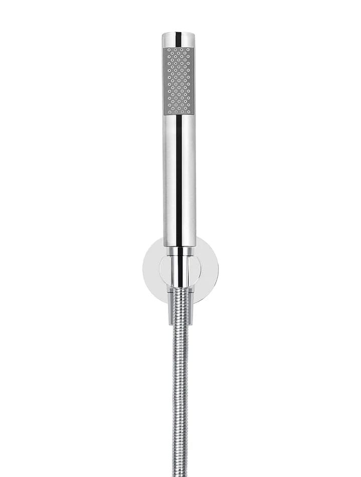 Meir Bathroom tapware Meir Round Single Function Hand Shower on Fixed Bracket | Chrome
