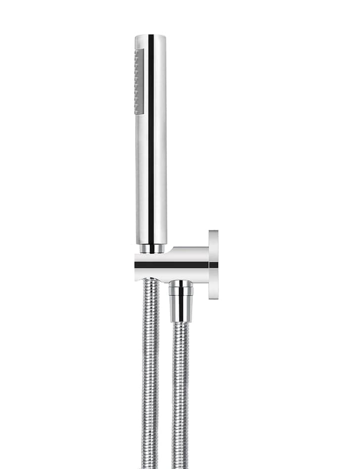 Meir Bathroom tapware Meir Round Single Function Hand Shower on Fixed Bracket | Chrome