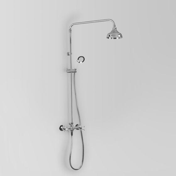 Astra Walker Showers Astra Walker Olde English Exposed Shower Set with Taps, Diverter & Single Function Hand Shower