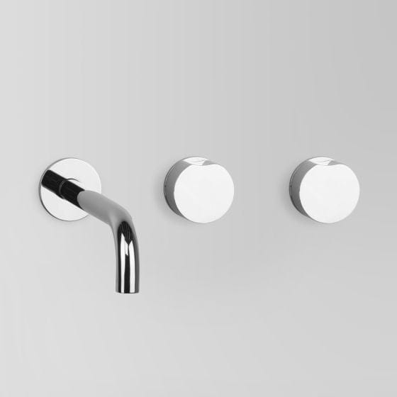 Astra Walker Basin Taps Astra Walker Assemble Wall Set Offset with 200mm Spout | Minimal Handle