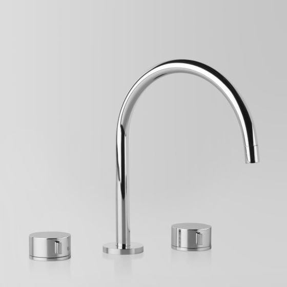 Astra Walker Kitchen Taps Astra Walker Assemble Gooseneck Hob Set | Minimal Handle