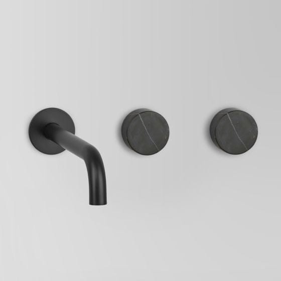 Astra Walker Basin Taps Astra Walker Assemble Wall Set Offset with 200mm Spout | Marble Handle