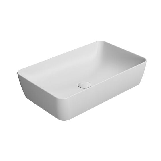 Astra Walker Basins Astra Walker Pura 600 Rectangle Vessel Basin | Matte White