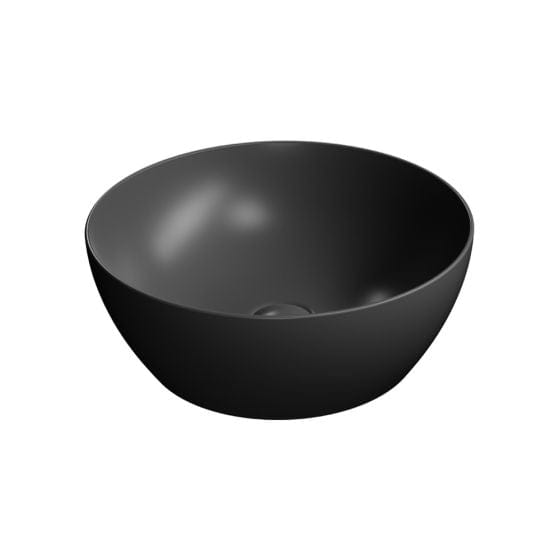 Astra Walker Basins Astra Walker Pura 420 Round Vessel Basin | Ardesia Black