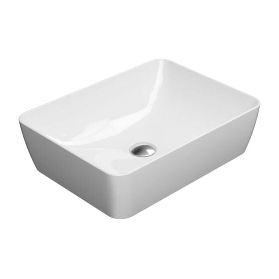 Astra Walker Basins Astra Walker Pura 500 Rectangle Vessel Basin | Gloss White