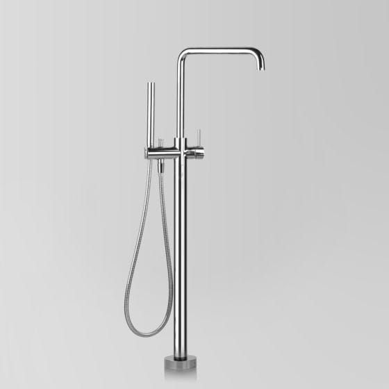 Astra Walker Freestanding Bath Fillers Astra Walker Icon Floor Mounted Bath Mixer with Single Function Hand Shower