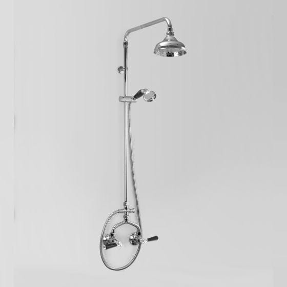 Astra Walker Showers Astra Walker Olde English Exposed Shower Set with Taps, Diverter & Single Function Hand Shower