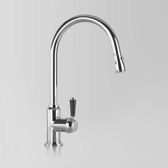 Astra Walker Kitchen Tap Astra Walker Signature Gooseneck Sink Mixer with Dual Function Pull Out Spray