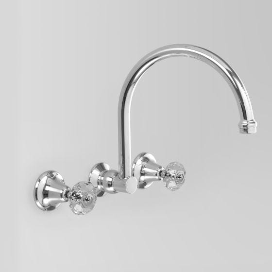 Astra Walker Kitchen Taps Astra Walker Olde English Gooseneck Wall Set with 260mm Spout