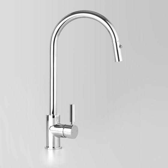Astra Walker Kitchen Tap Astra Walker Icon + Lever Gooseneck Sink Mixer with Dual Function Pull Out Spray