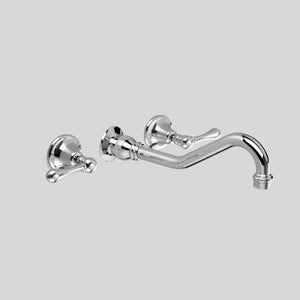 Astra Walker Basin Taps Astra Walker Olde English Wall Set with 255mm Spout