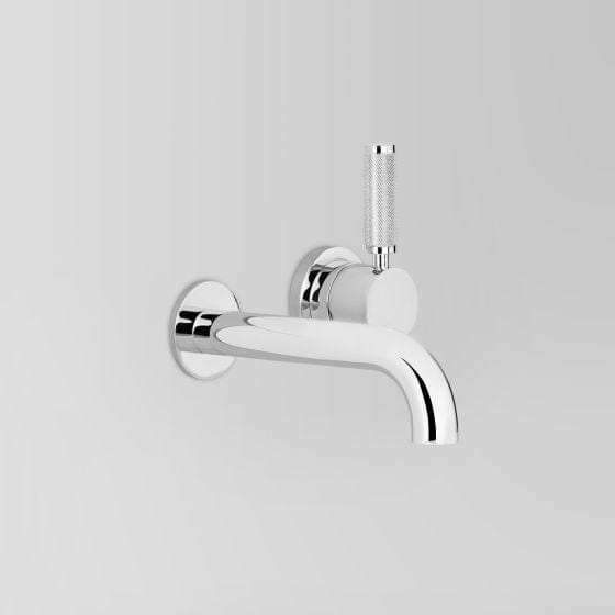 Astra Walker Basin Taps Astra Walker Knurled Icon + Lever Wall Mixer Set with 200mm Spout