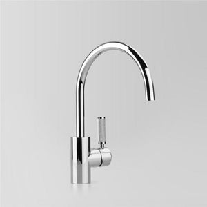 Astra Walker Kitchen Taps Astra Walker Knurled Icon + Lever Gooseneck Sink Mixer