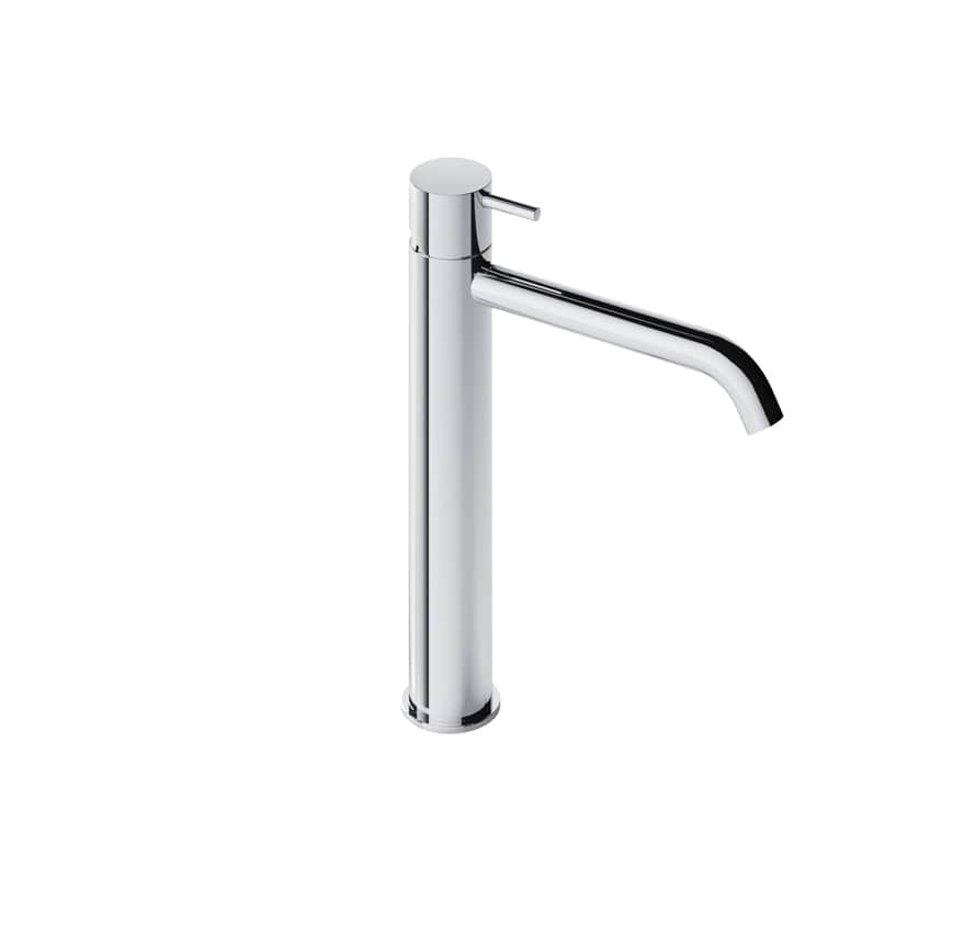 Plumbline Basin Taps Buddy High Curved Spout Basin Mixer