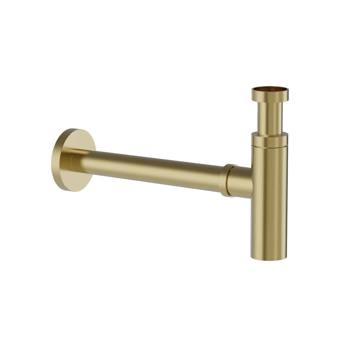 Plumbline Bottle Traps Progetto Deluxe Bottle Trap 32mm | Brushed Brass