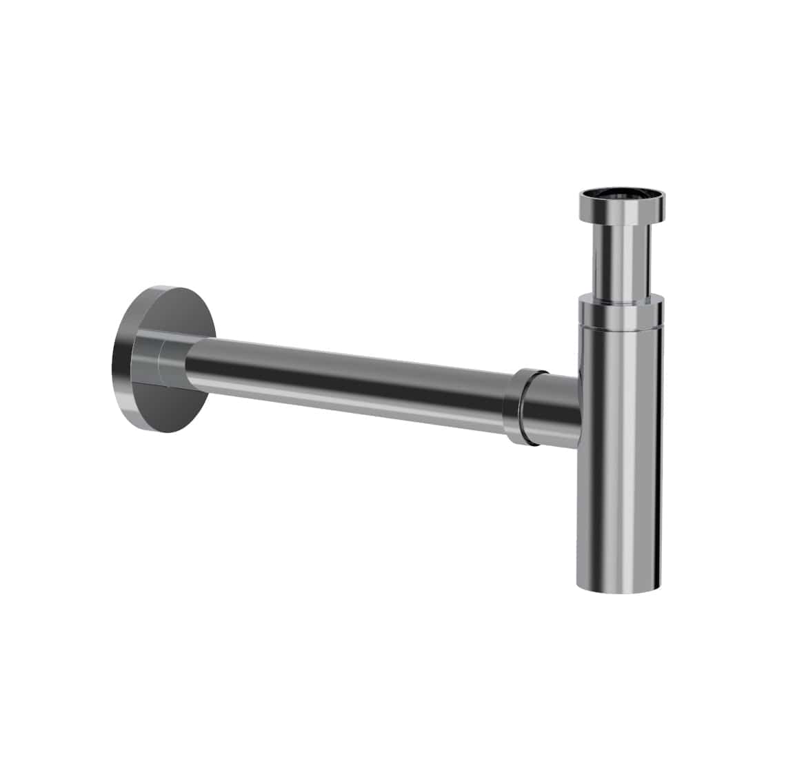 Plumbline Bottle Traps Progetto Deluxe Bottle Trap 32/40mm | Chrome