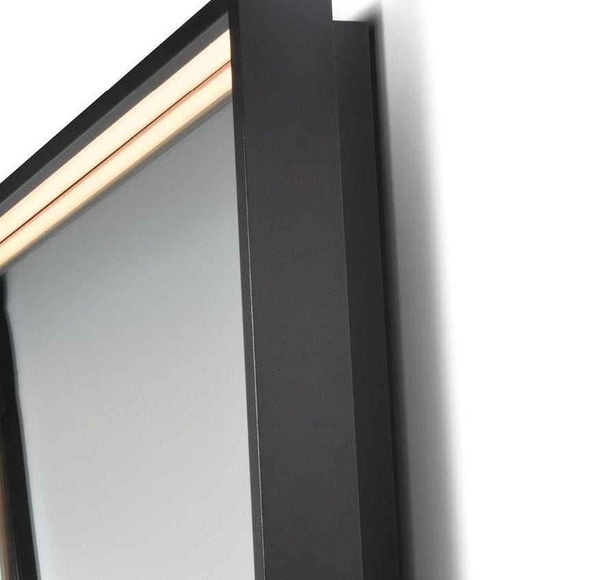 Progetto Mirrors Frame 1000 LED Mirror with Shelf | Black