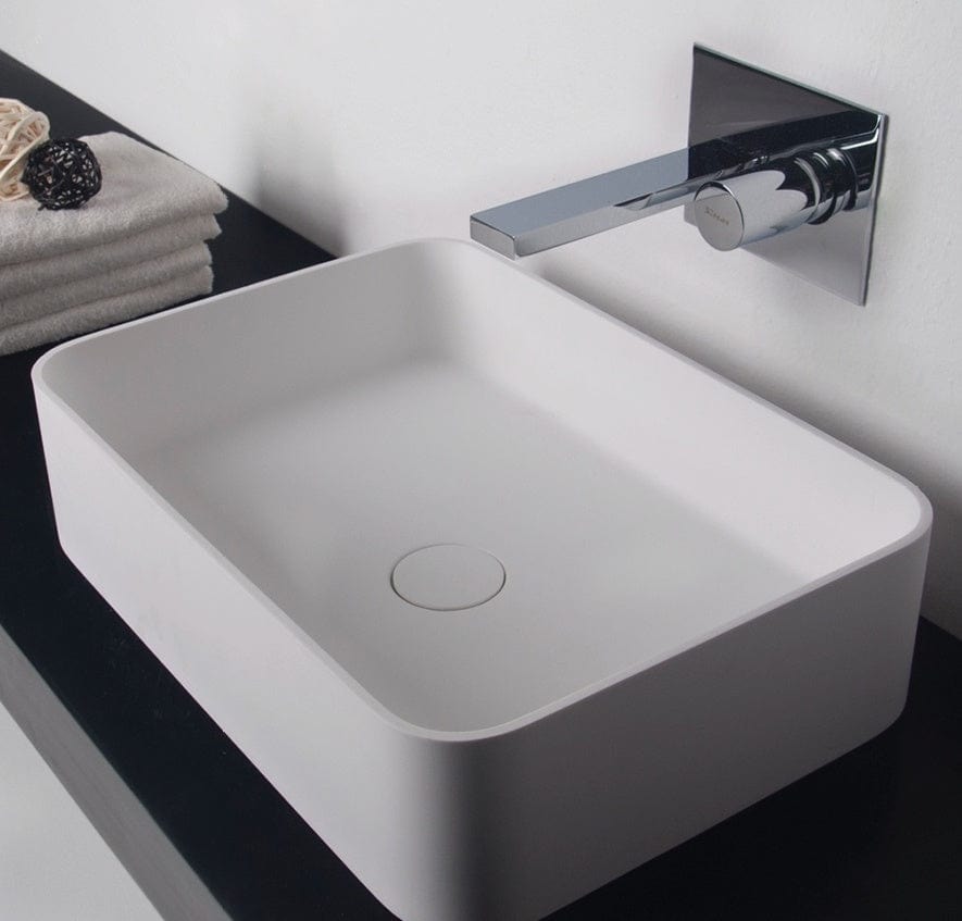 Super-Thin Rectangle Vessel Basin - The Kitchen Hub