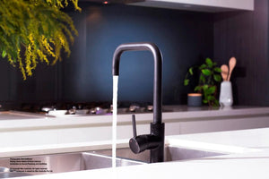 Meir Kitchen Taps Meir Round Traditional Kitchen Mixer | Matte Black