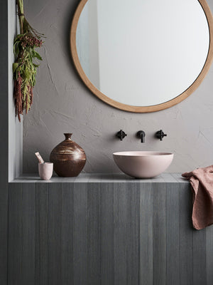Robert Gordon Basins Robert Gordon Clay 340 Round Vessel Basin | Rose Quartz