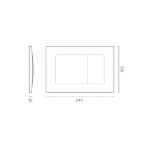 Speedo Kitchen Metal Flush Panel | Chrome - The Kitchen Hub