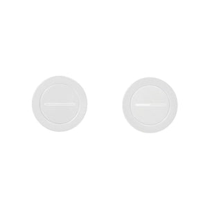 Plumbline Flush Plate Speedo Remote Button Set | Matte White