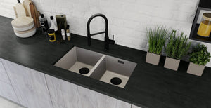 Blanco Sink Accessories Blanco Double Bowl Basket Waste Kit | Matte Black