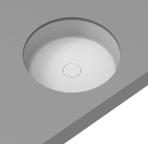 Plumbline Basins Super-Thin Ellipse Round Undermount Basin