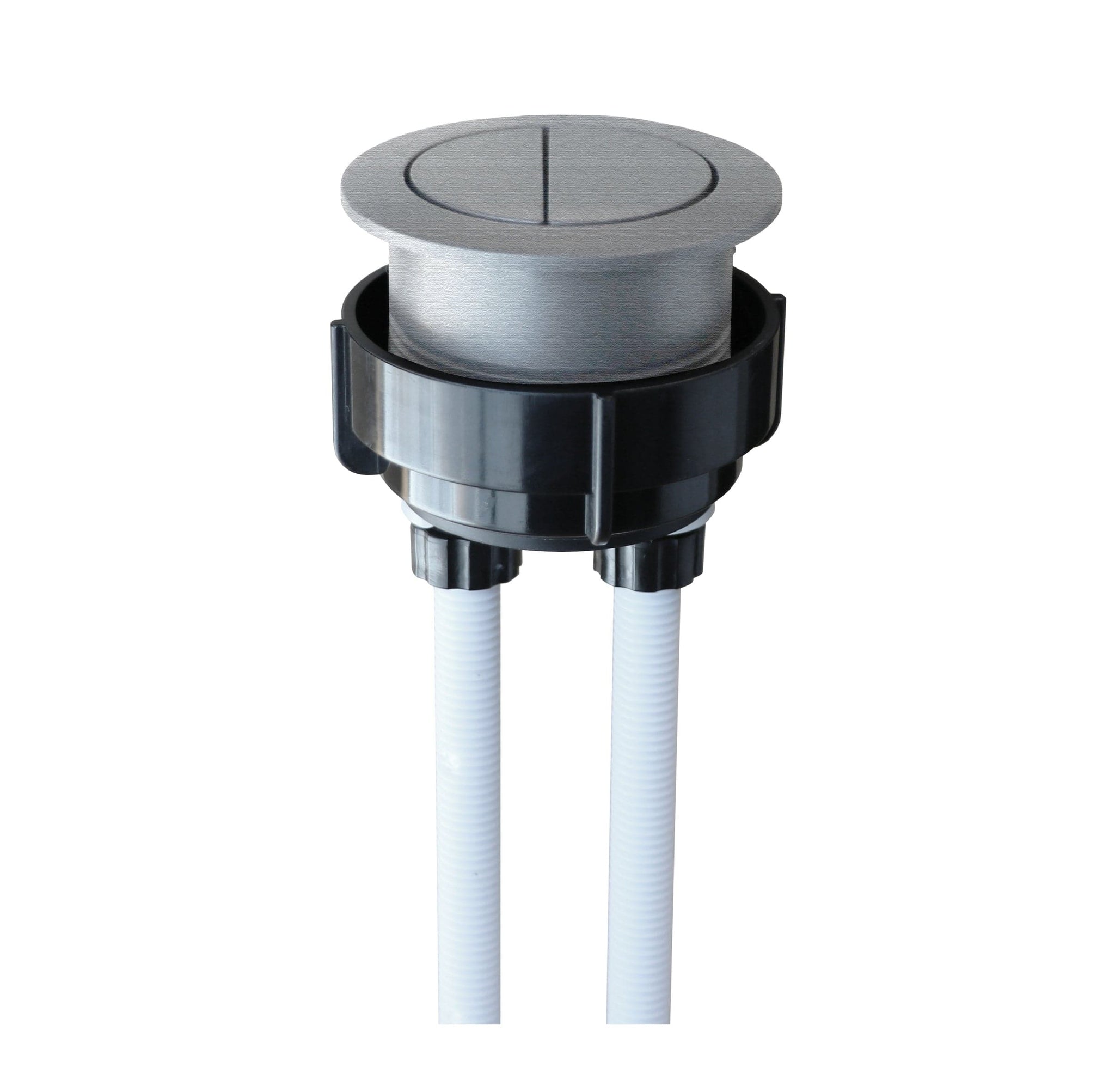 Flushing Button Toilet Button | Universal Dual Flush Button Set | Brushed Nickel - The ...